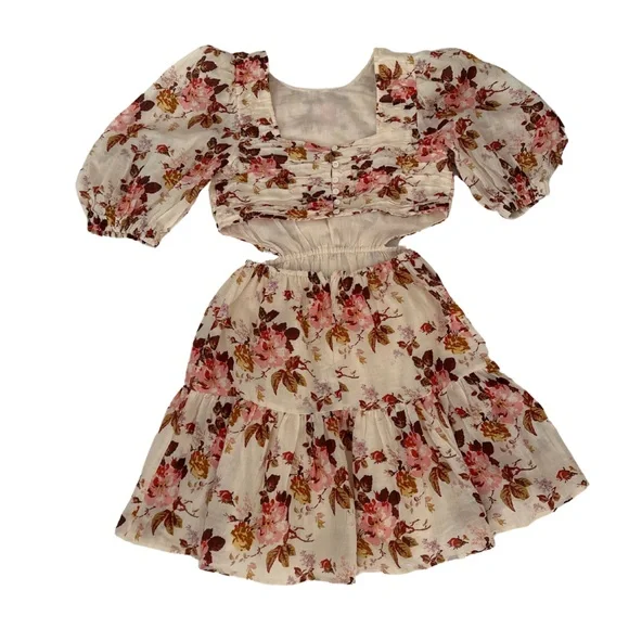 NWT Sea New York Puff Sleeve Smocked Dress - Picture 6 of 9